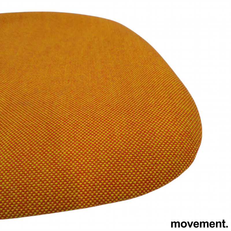 Hal stool high Hvit plast og orange - 3 / 4