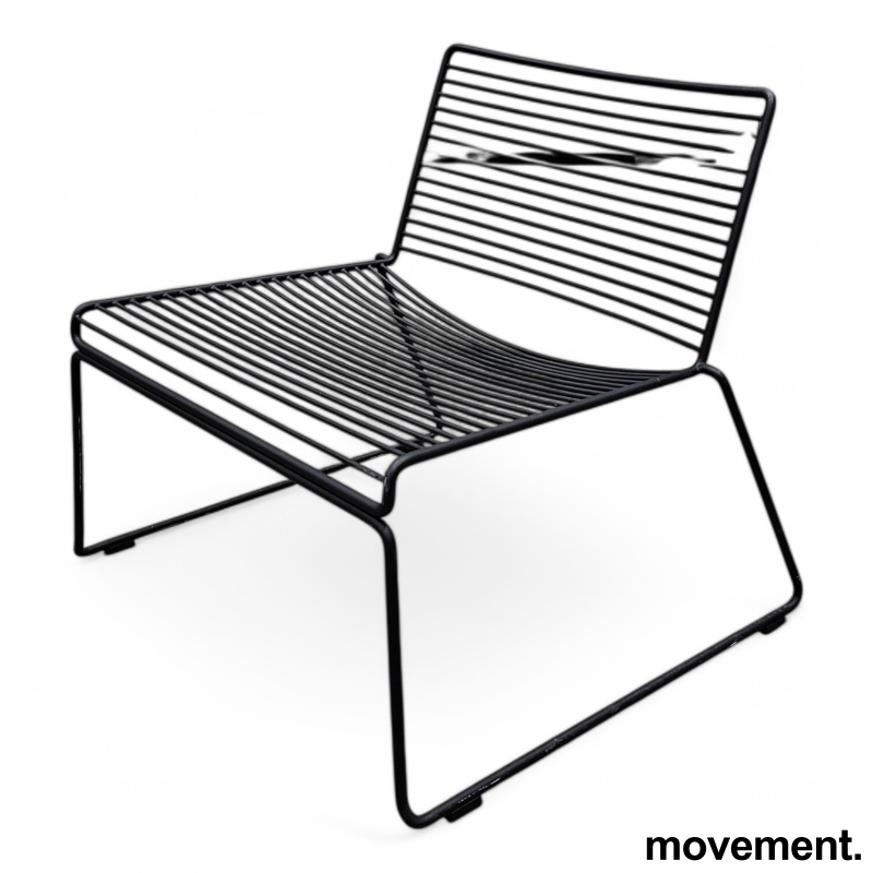 Solgt!Hee lounge chair Sort, Brukt - 1 / 3