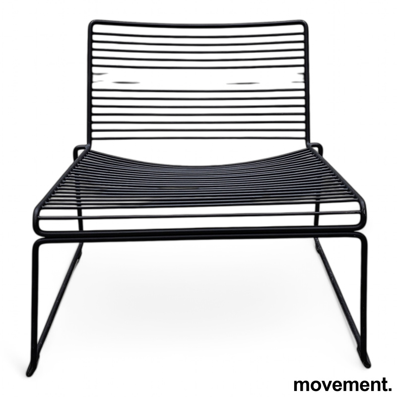 Solgt!Hee lounge chair Sort, Brukt - 2 / 3