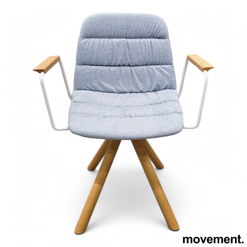 Maarten Wooden swivel base med - 2 / 6