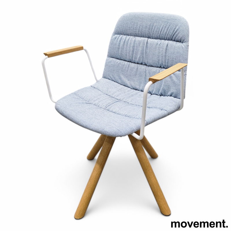 Maarten Wooden swivel base med - 1 / 6