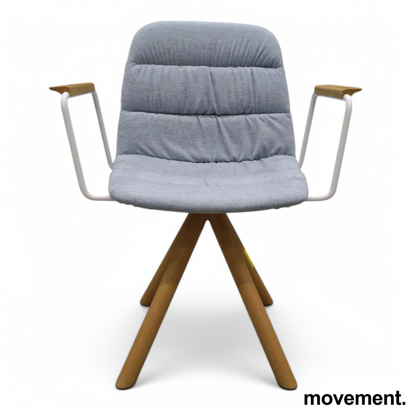 Maarten Wooden swivel base med - 4 / 6