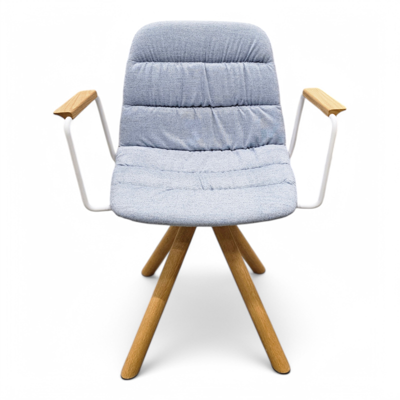 Maarten Wooden swivel base med