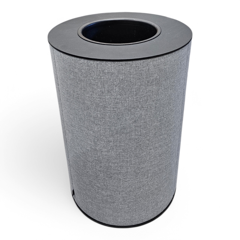 dB Pillar with flowerpot H70cm grå,