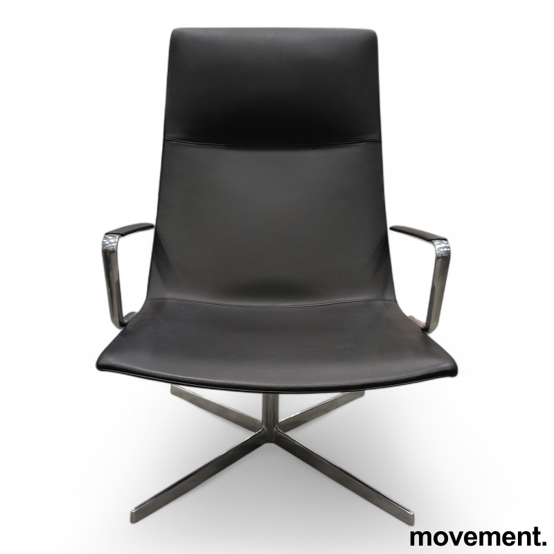 Catifa 70 med armlene sort skinn, - 2 / 3