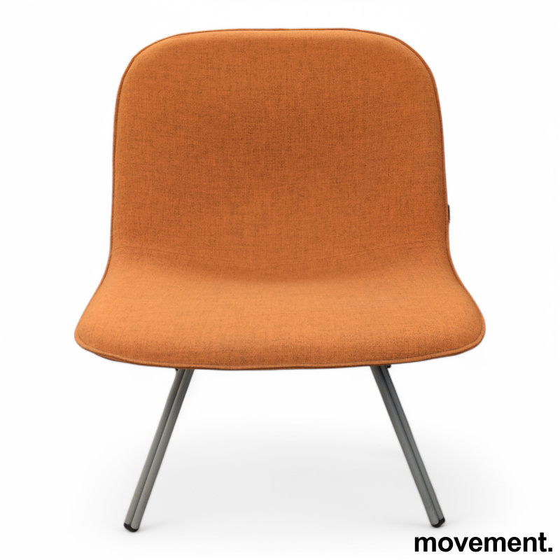 Pal Easy Chair høy Orange stoff, - 2 / 3