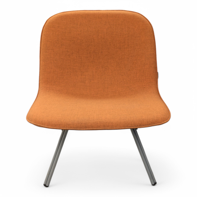 Pal Easy Chair høy Orange stoff,