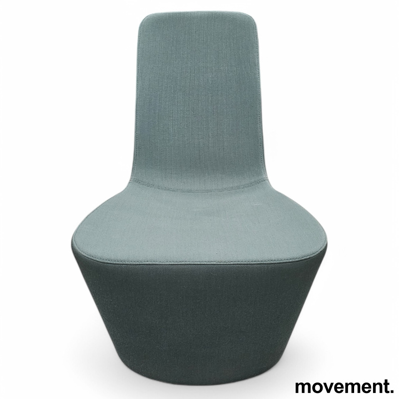 Loungestol i grønt stoff fra Vitra, - 3 / 3