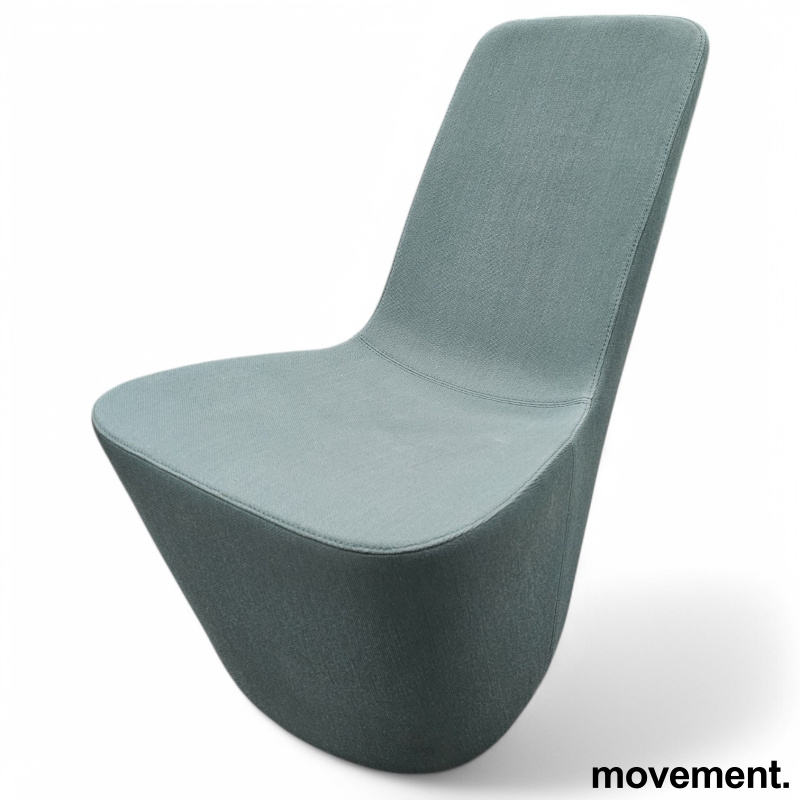 Loungestol i grønt stoff fra Vitra, - 1 / 3