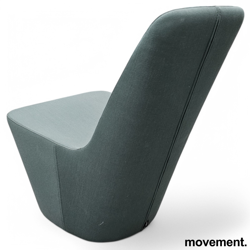Loungestol i grønt stoff fra Vitra, - 2 / 3