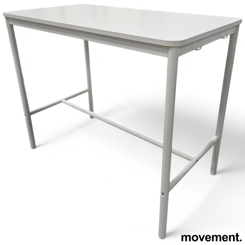 Barbord / ståbord i hvitt fra IKEA, - 2 / 2