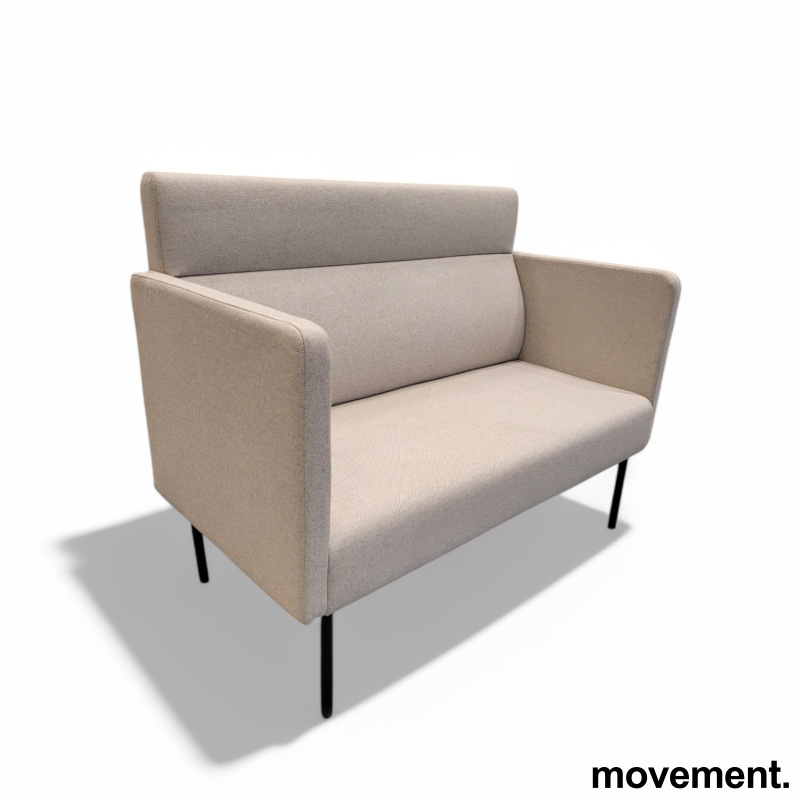 2-seter sofa i beige stoff fra VAD, - 3 / 4