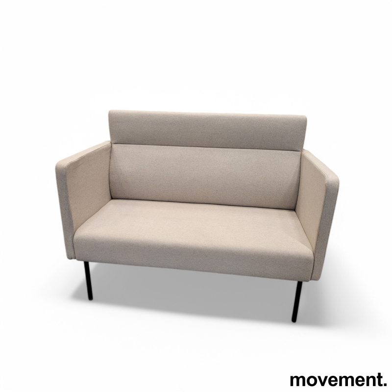 2-seter sofa i beige stoff fra VAD, - 1 / 4