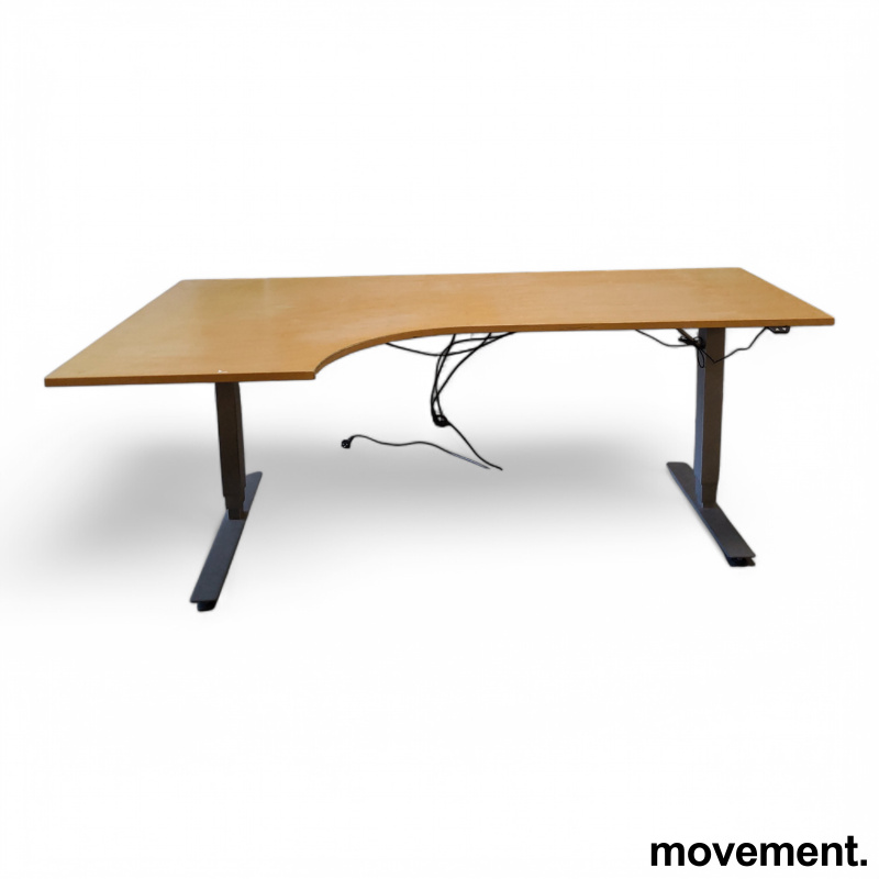 Izi pro hjørneskrivebord 200x120cm, - 1 / 2