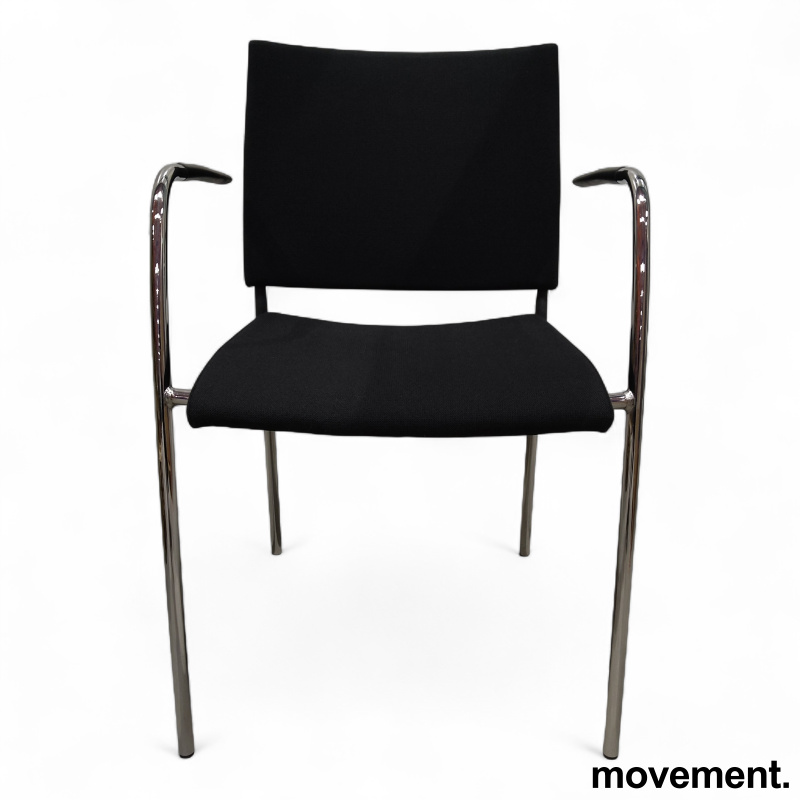 Spira armchair 4 legs sort, ben i - 3 / 4