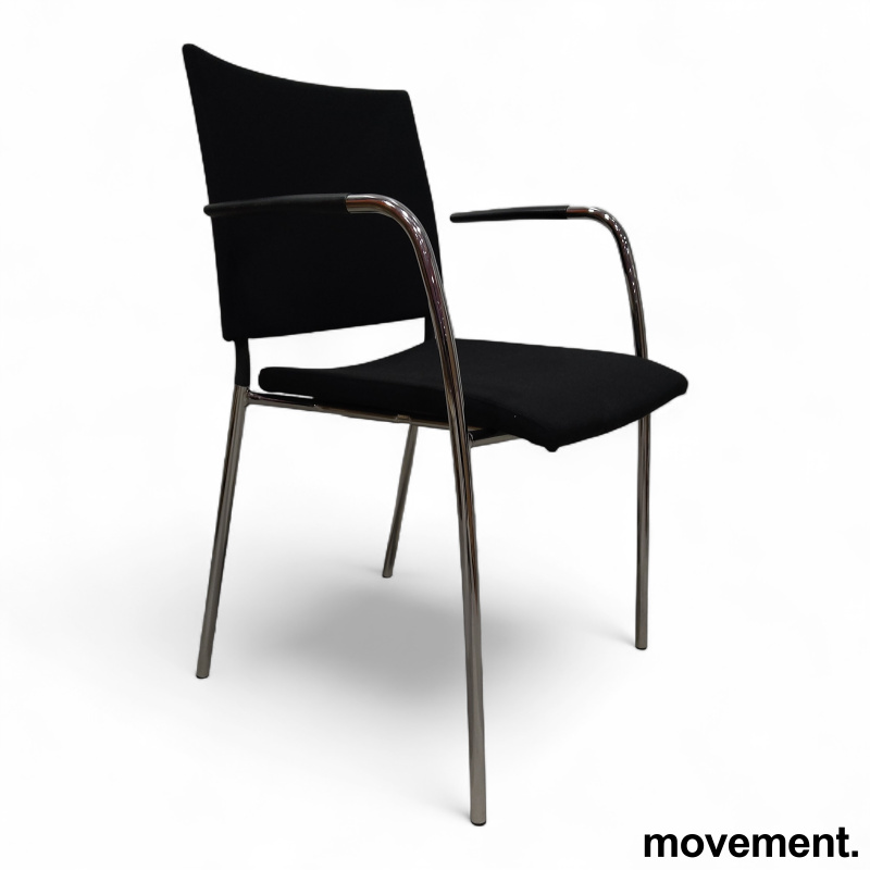 Spira armchair 4 legs sort, ben i - 1 / 4