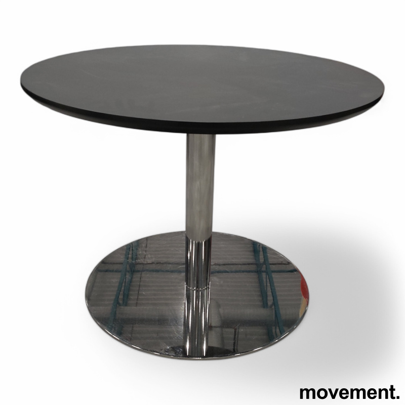 Loungebord Ø=70cm, høyde 52cm Sort - 1 / 3