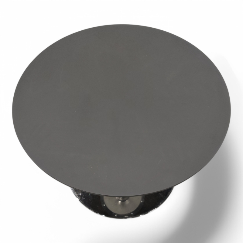 Loungebord Ø=70cm, høyde 52cm Sort