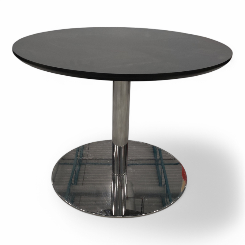 Loungebord Ø=70cm, høyde 52cm Sort