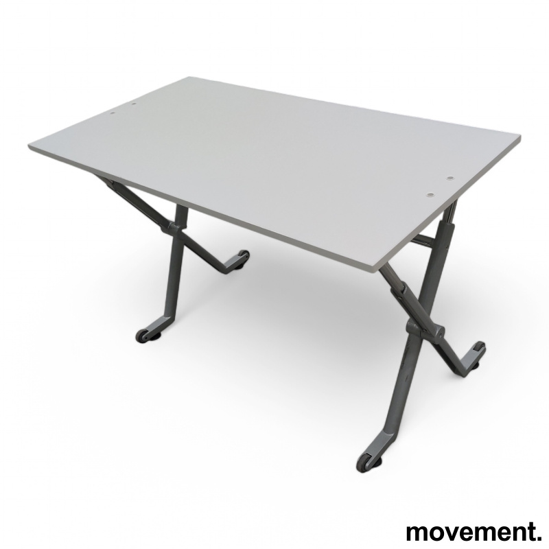 Folio Table 120x60cm Hvit, krom - 1 / 4