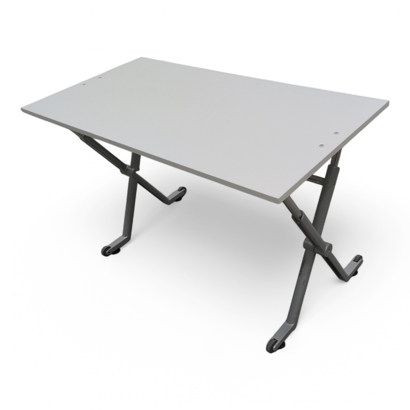 Folio Table 120x60cm Hvit, krom
