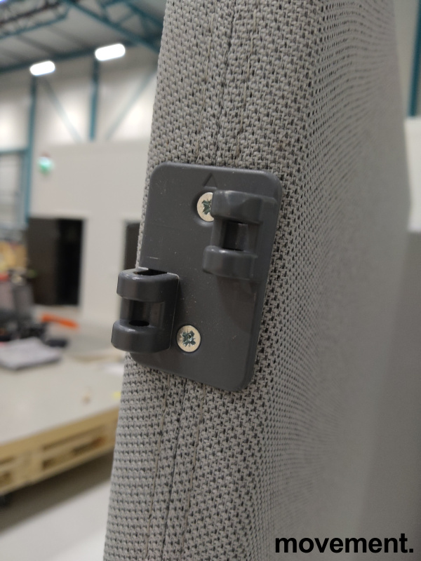 Wing skillevegg 100x170 Grå, Pent - 3 / 3