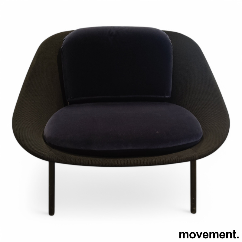 Netframe Easy Chair Mørk blå velur - 2 / 3