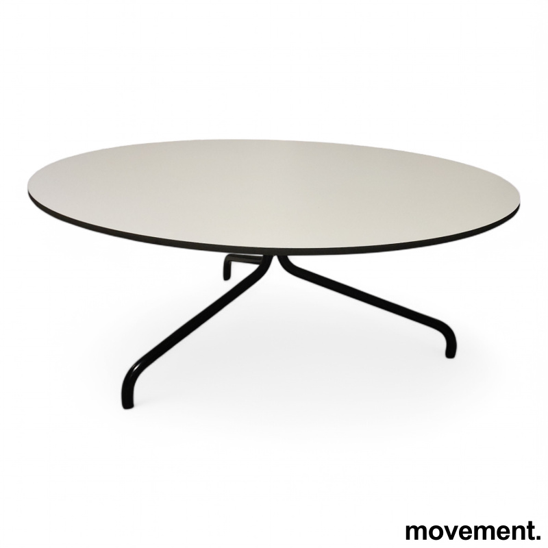 Bond lounge Ø=100cm Hvit laminat - 1 / 2