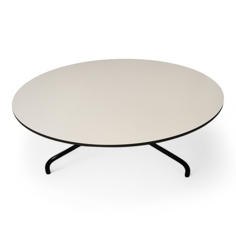 Bond lounge Ø=100cm Hvit laminat
