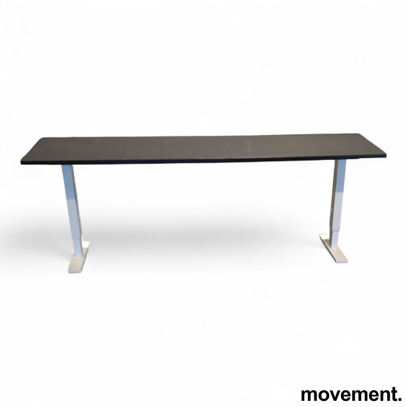 Q20 sidebord 200x50cm Sort - 1 / 2