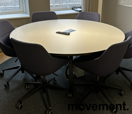 Factor Ø=160cm Hvit laminat med