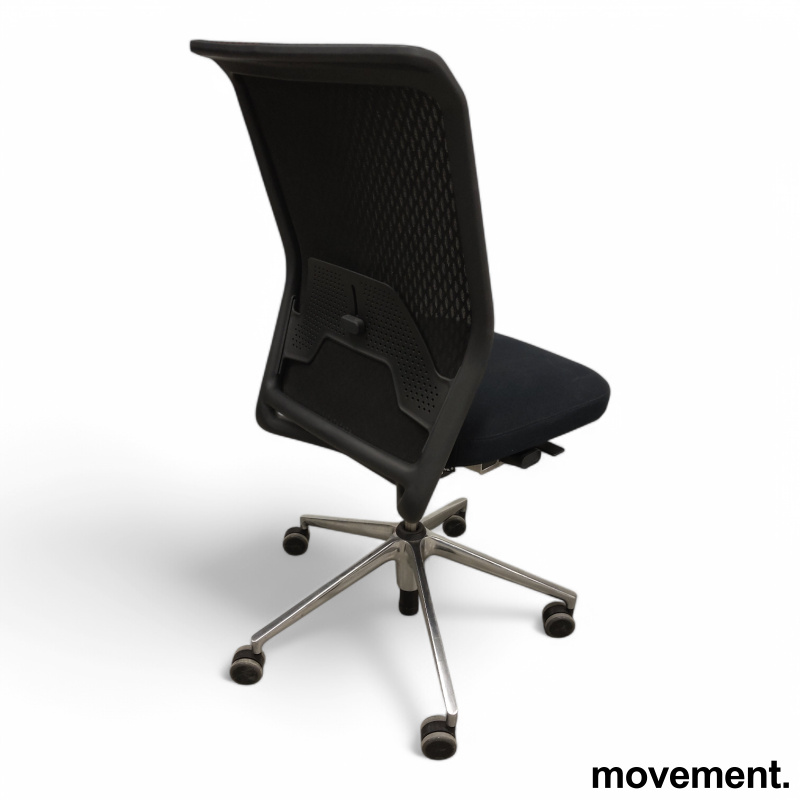 ID Mesh uten armlene Sort stoff, - 4 / 4