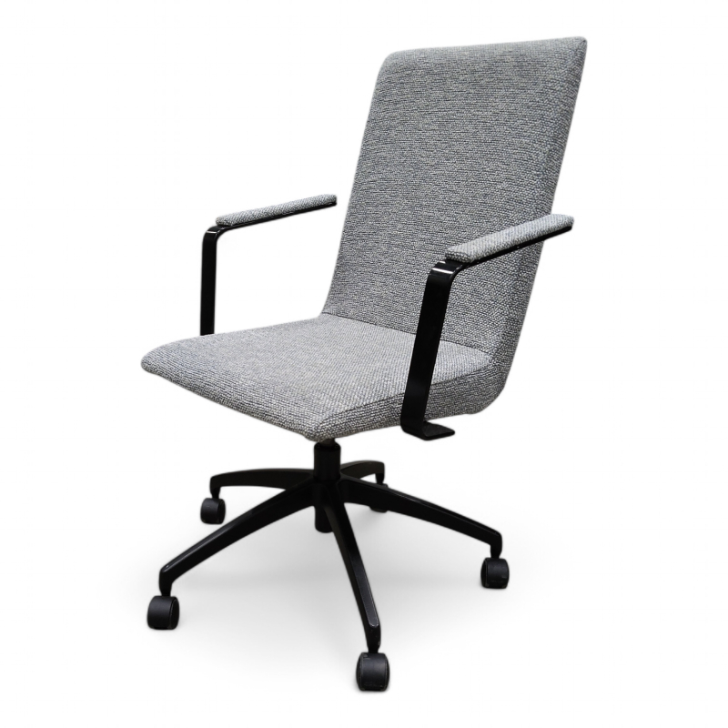 Woods med hjul og armlene Gråblått