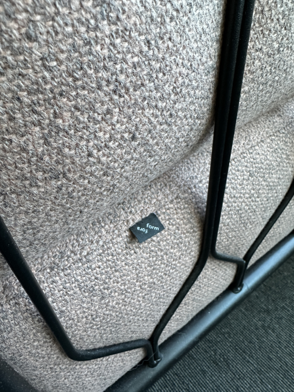 Kove 2-seter med høy grid Rosa