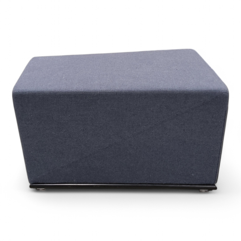 Area puff stor Blått stoff, Pent