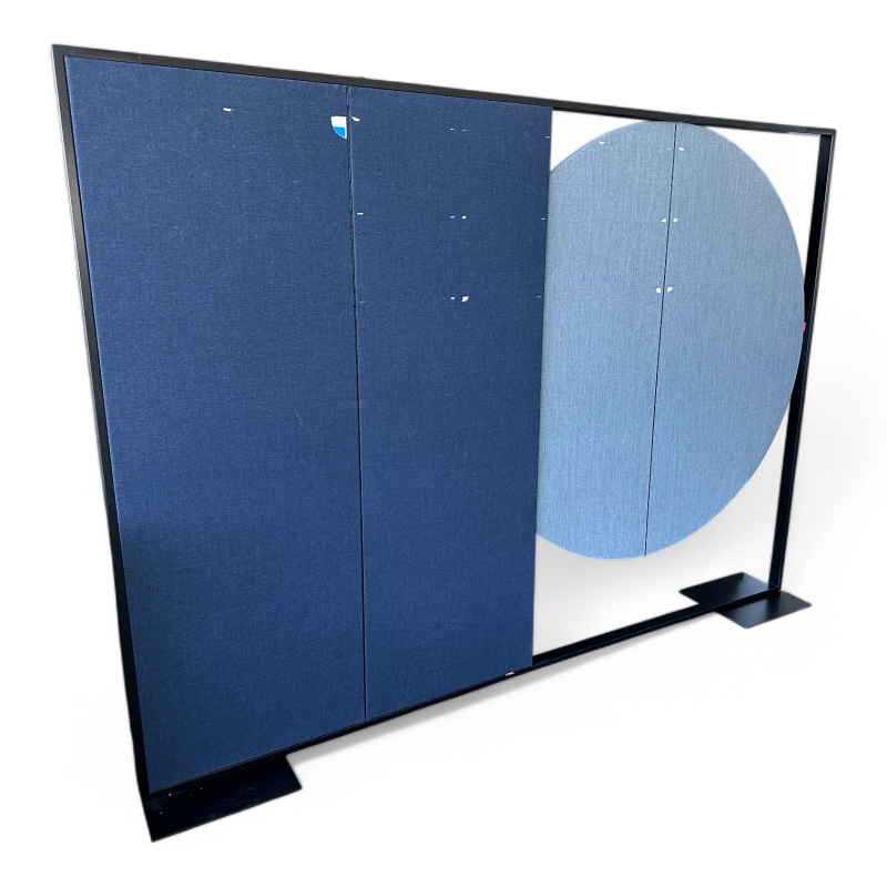 Parentesit 250x180cm Blåt stoff, 2