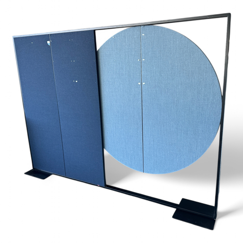 Parentesit 250x180cm Blåt stoff, 2