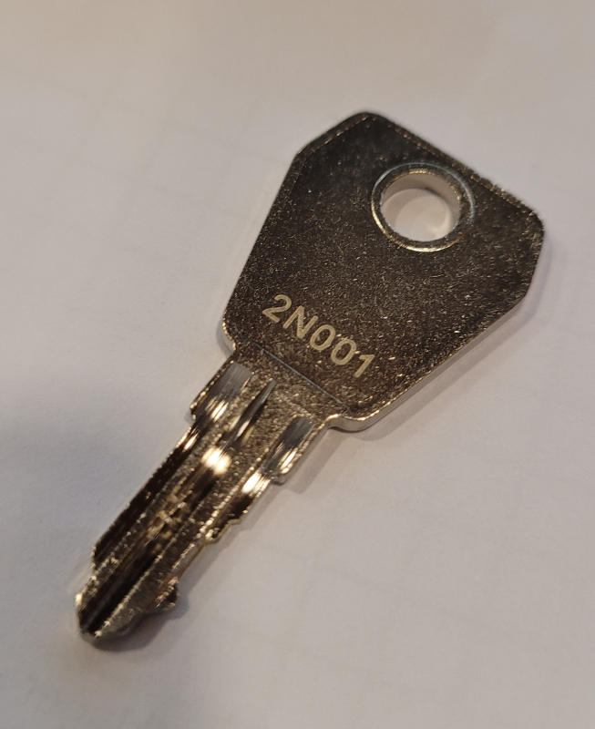 Reset nøkkel / Master key 2Y001 /