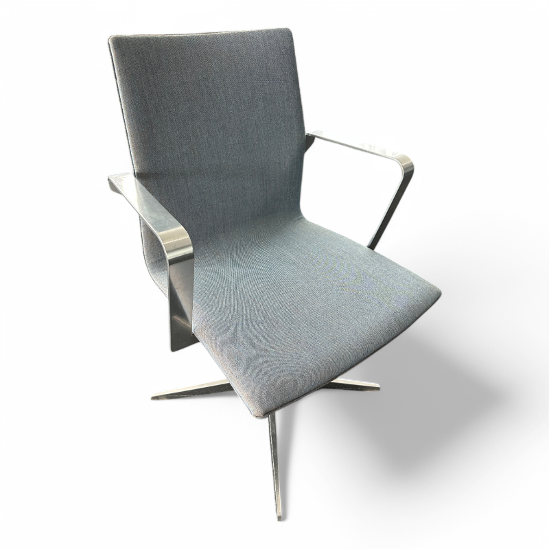 FourCast XL med armlene Blått stoff