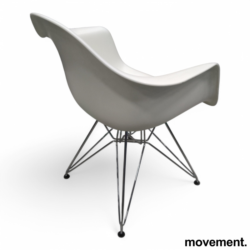 Eames Plastic Armchair DAR Hvit, - 2 / 2