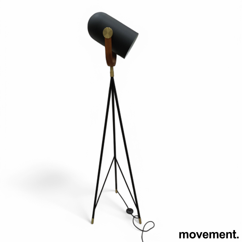 Carronade II floor Lamp Smoked oak, - 1 / 2