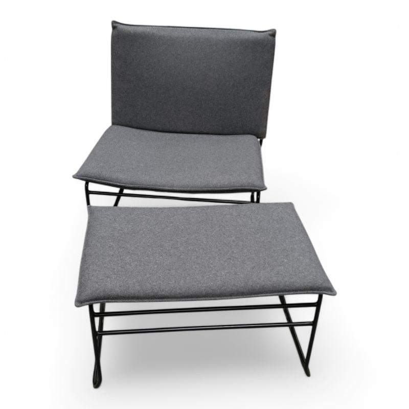 Kyst lounge chair med ottoman og