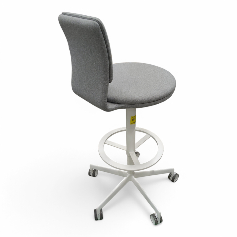 Lab S70 Lyst grått stoff, hvitt