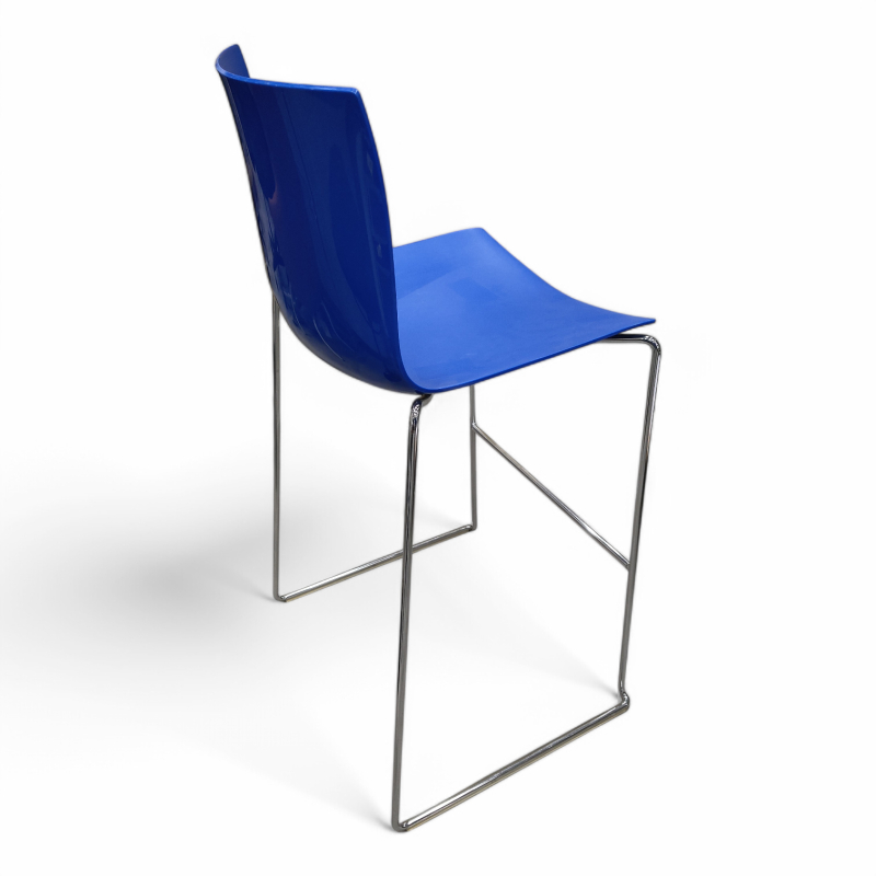 Catifa 46 barstol plastsete Blått