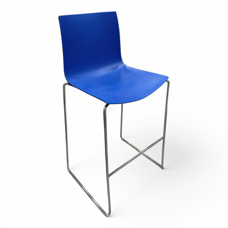 Catifa 46 barstol plastsete Blått