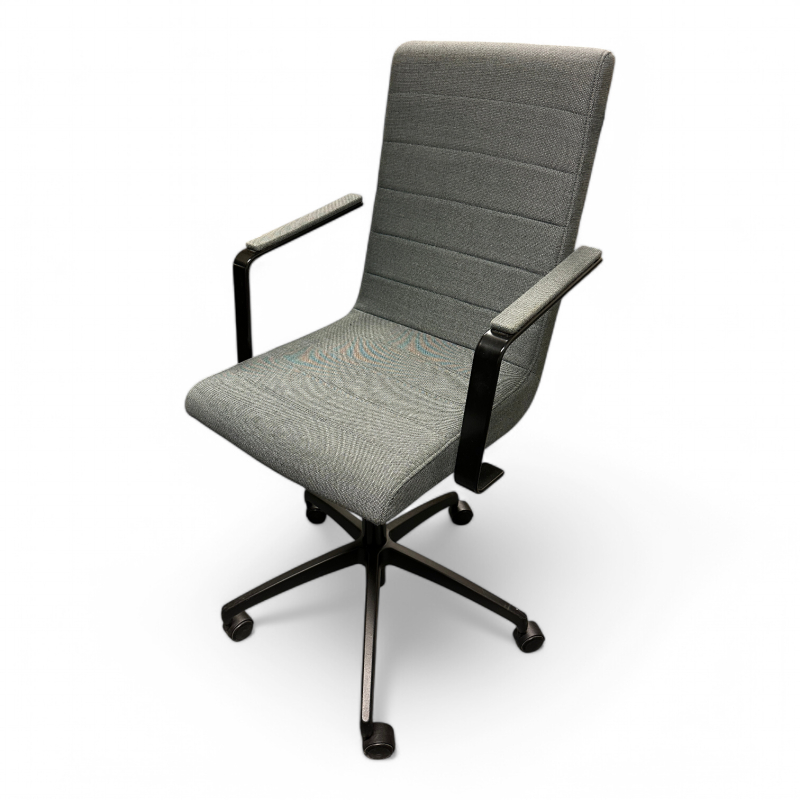 Woods med hjul og armlene Blågrått