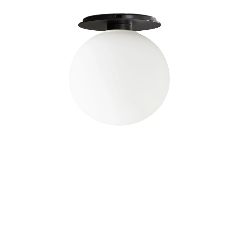 TR Bulb vegg/taklampe Sort, skjerm