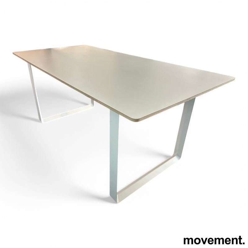 Solgt!70/70 Table 170x85cm Hvit laminat, - 2 / 2