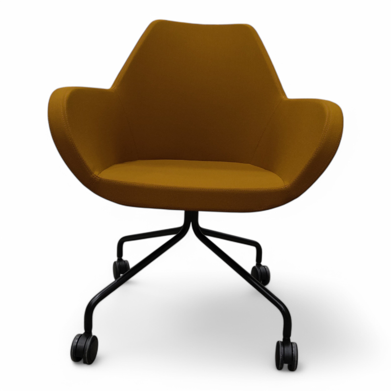 Fan 10HC med hjul Orange stoff,