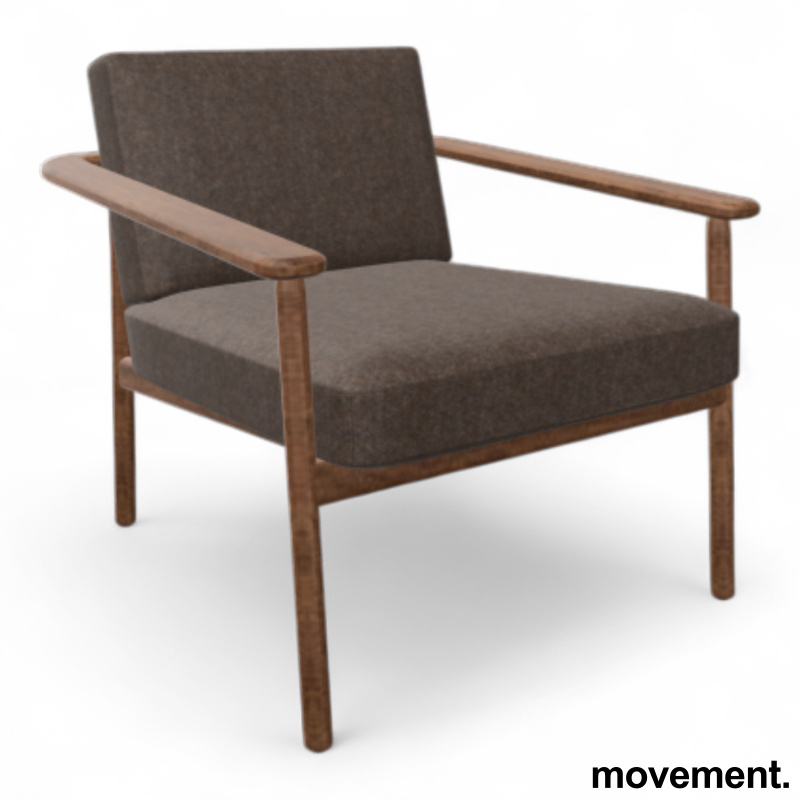 Wudi Armchair Mørkt brunt stoff